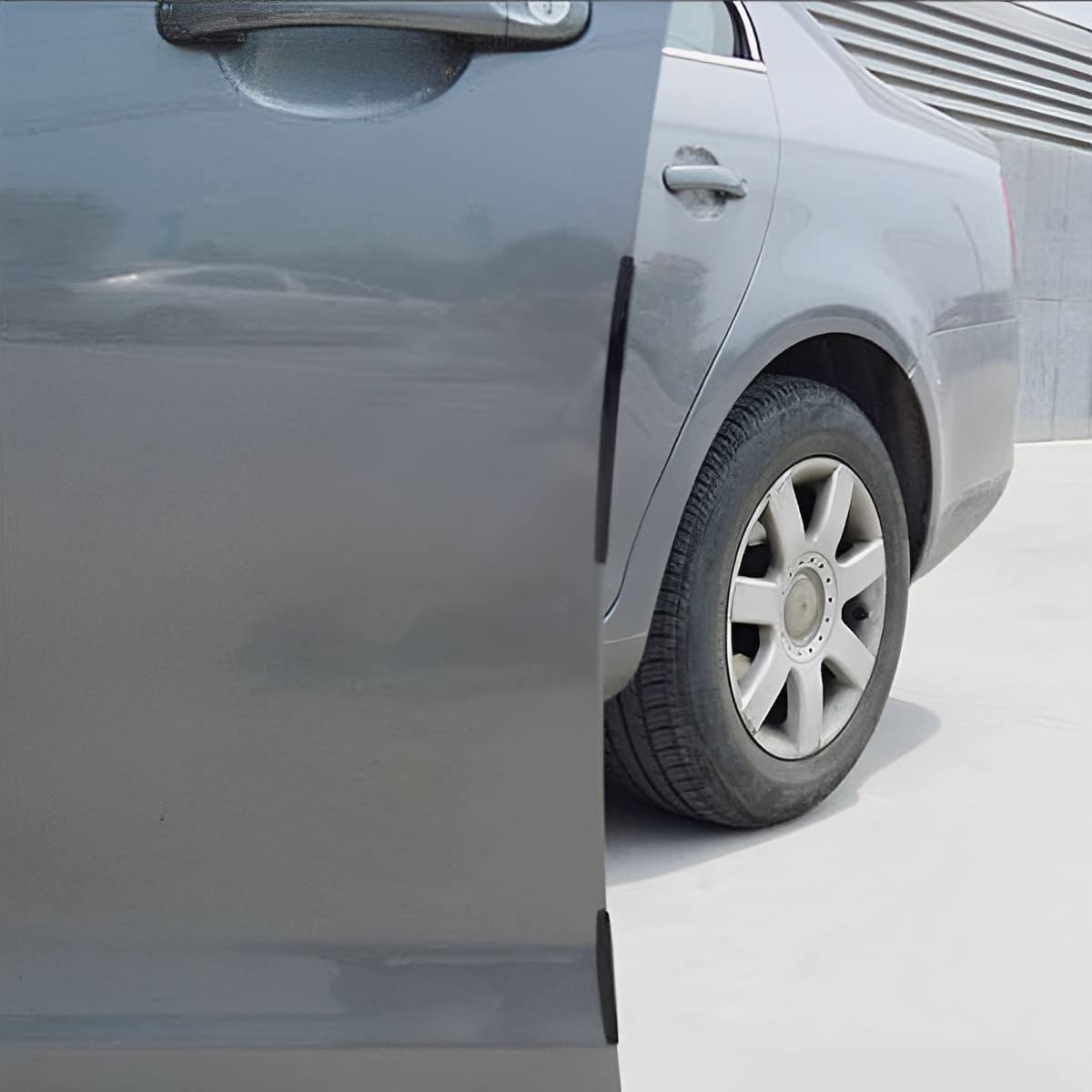 Protezioni Paracolpi Per Portiere Auto - 12 Pezzi In Gomma Nera, Anti Graffi E Urti