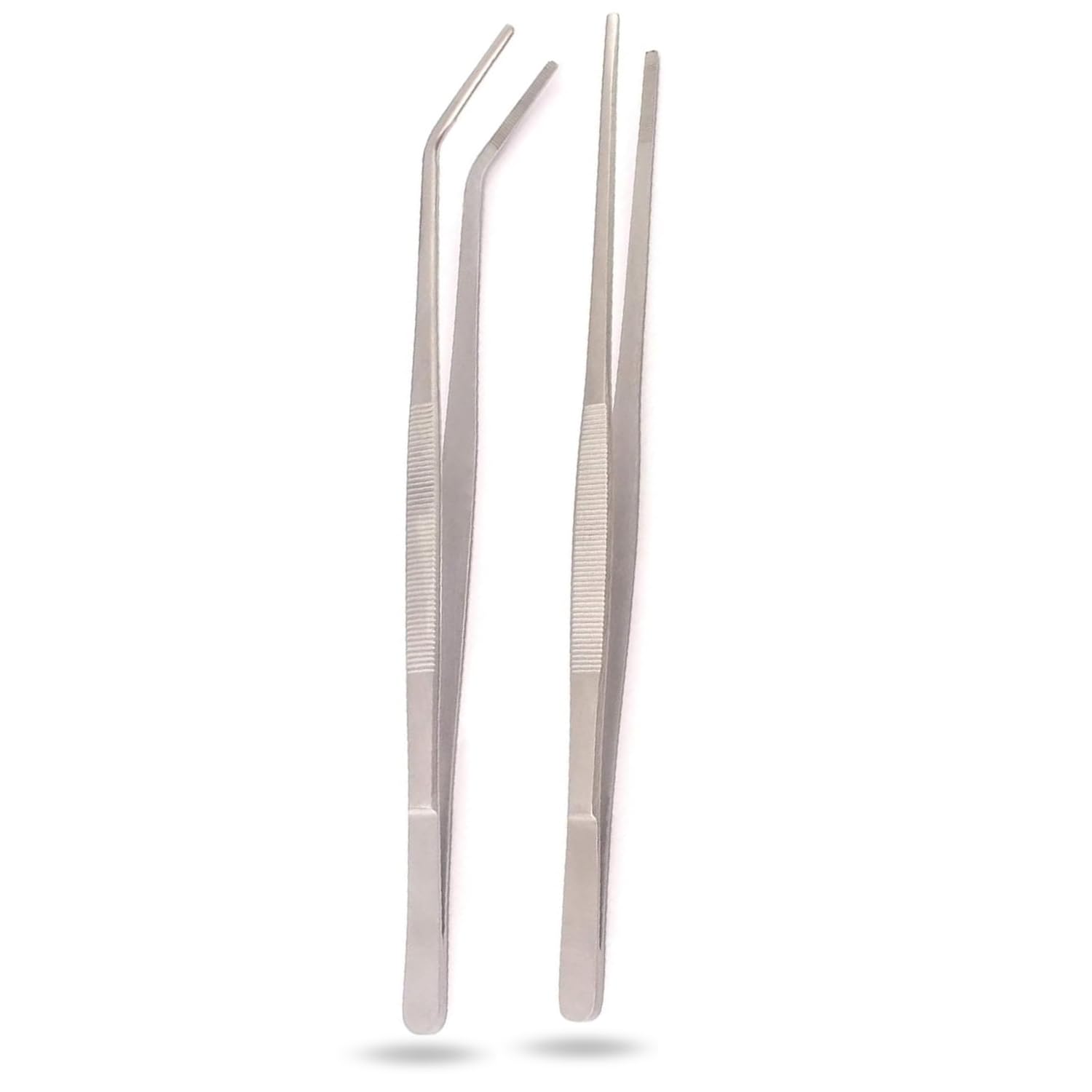 Precise Canada: Stainless Steel Aquarium Tweezer Live Plant Tank Shrimp Reef Tank Cleaning Tools 30cm (Straight And Curved)