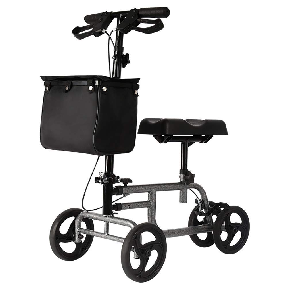 Buy ZSEAT Knee Walker Steerable Scooter with Basket Rolling Wheel