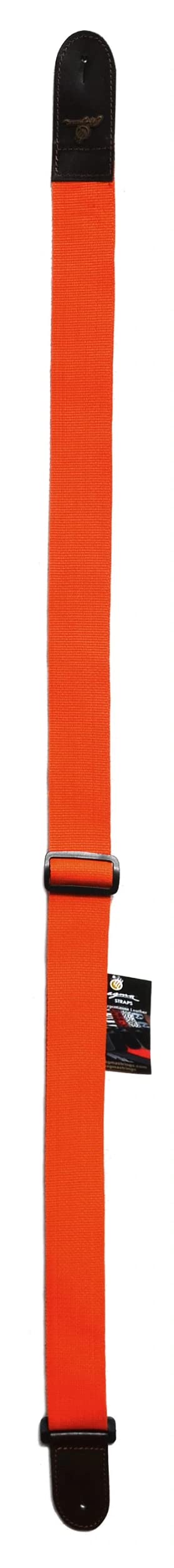 MAGMA Leathers - Correa de guitarra de polipropileno suave de 5 cm con extremos de cuero