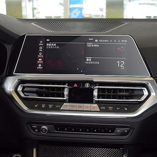 Film verre trempé écran BMW M3 2021 navigation : protection anti-rayures pour console centrale