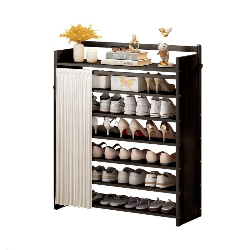 7-layer shoe rack,installation-free shoe racks,wooden shoe rack, shoe cabinet storage, shoes shelf, multi-functional storage rack shoe organizers for home furniture,office