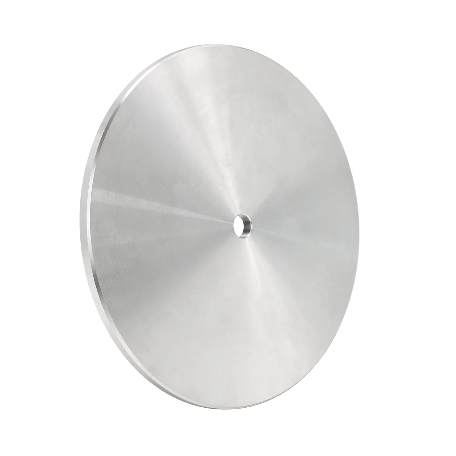 Placa de aluminio para ruedas abrasivas planas, almohadilla de respaldo de aluminio de 8 x 1/2 pulgadas, utilizada en máquina pulidora inclinada, 1 paquete