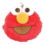 ティーズファクトリー セサミストリート ぬいぐるみ パスケース付き ポーチ エルモ H14×W15×D6.5cm SS-5544084EL