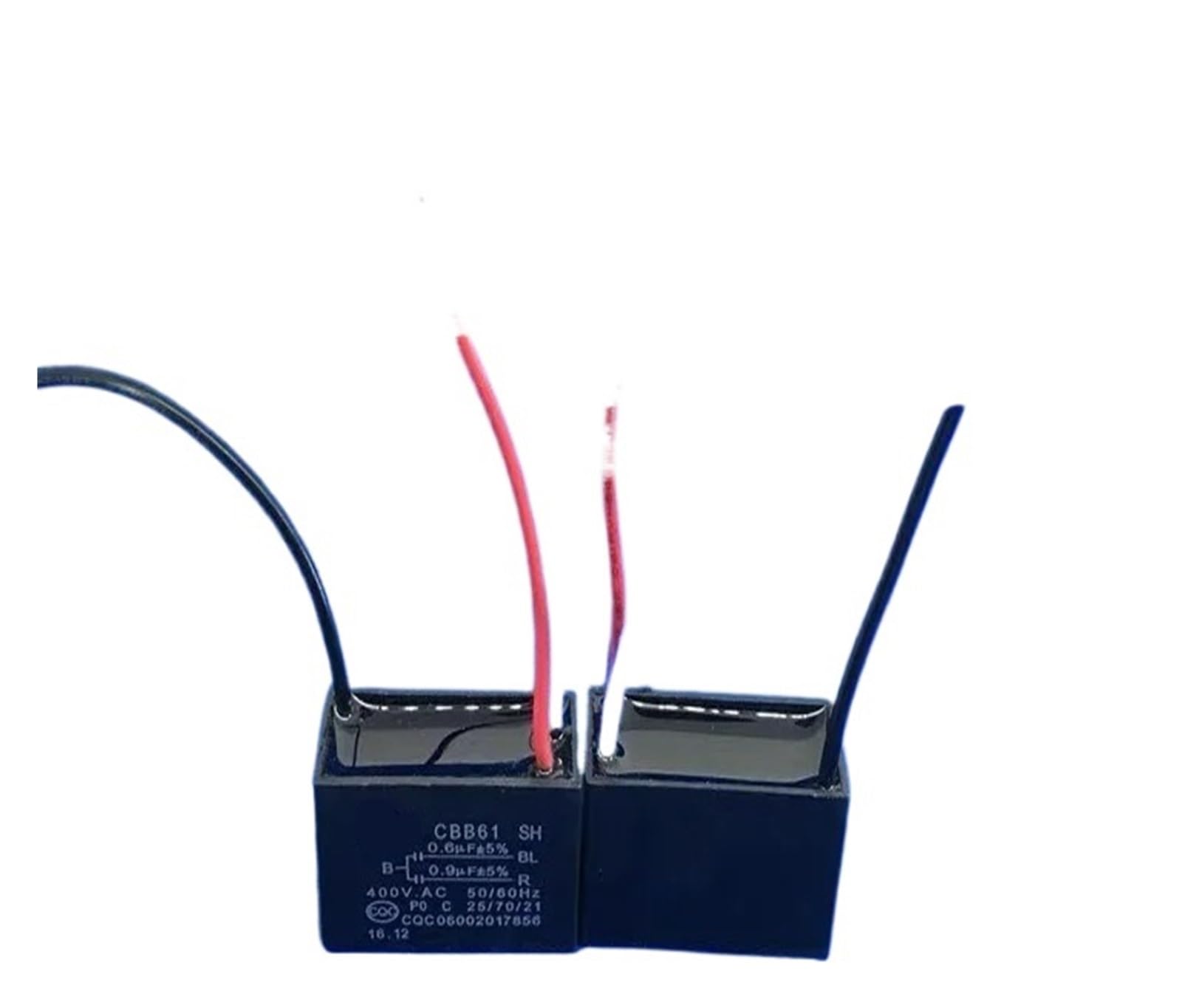 LEOTNNDQ Capacitor CBB61 0.6UF+0.9UF 3 Wire 400V 50/60Hz