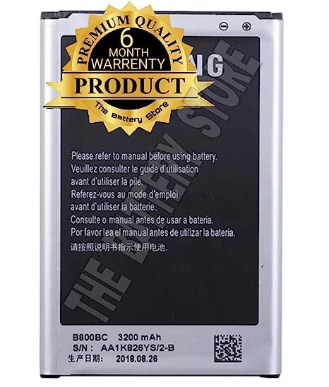 Image of THE BATTERY STORE Original B800BE Battery for Samsung Galaxy Note 3 N9000 N900 N900A N900T Battery with 6 Month Warranty**** (PPP108)