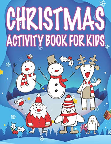 Christmas Activity book For Kids: Fun Children’s Christmas Gift or Present for Toddlers & Kids - 50 Beautiful Pages to Color with Santa Claus, Reindeer, Snowmen & More! image 3