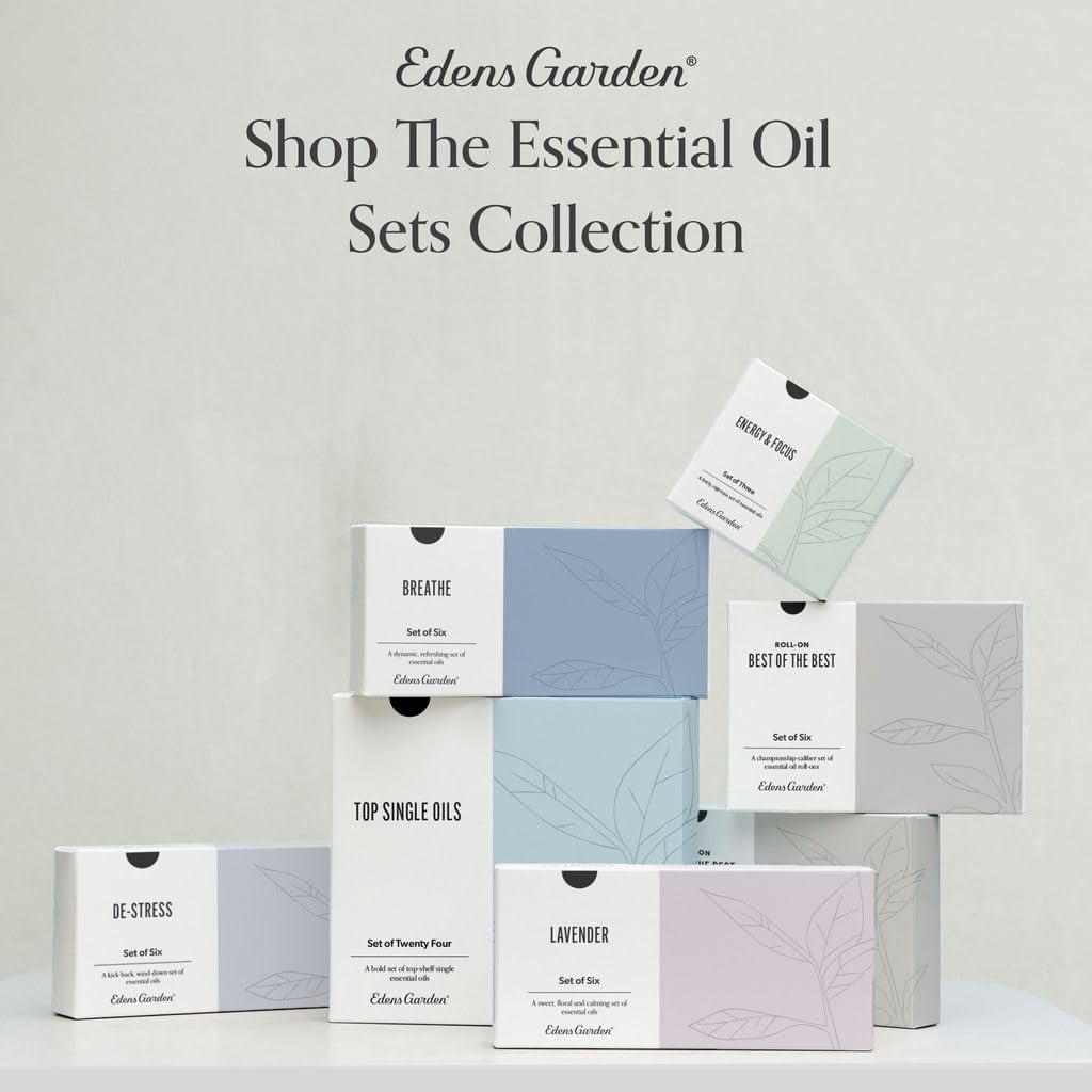 Edens Garden Essential Oils Best of The Best Roll-On 3 Set – 100% Pure Therapeutic Grade, Ready-to-Use Aromatherapy: Fighting Five, Good Night & Lavender Oil - for Skin & Home, 10 ml Roll-On/ 3 Pack - Image 3