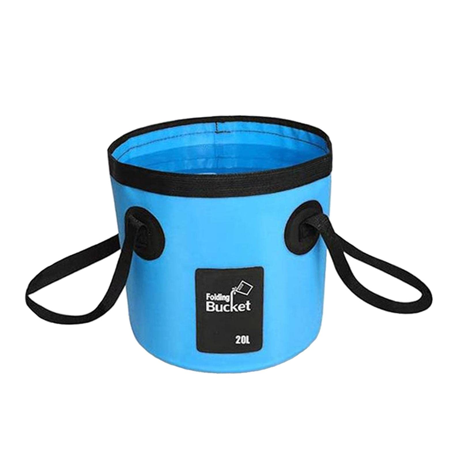 Ducha Portátil Bomba de Agua Cubeta Plegable Eléctrica con Cabezal de Ducha Cable de Alimentación Función Ajustable Adecuada para Camping Lav