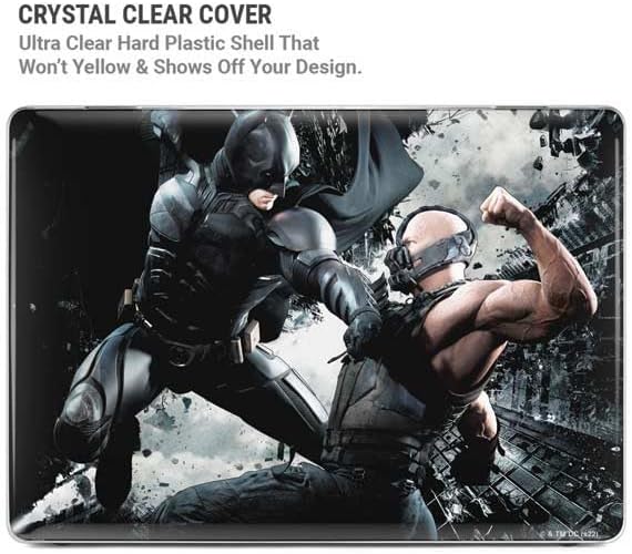 Skinit Laptop Case Plus Skin Compatible with MacBook Air 15in (2023) - Officially Licensed The Dark Knight Rises Batman and Bane Fighting Design