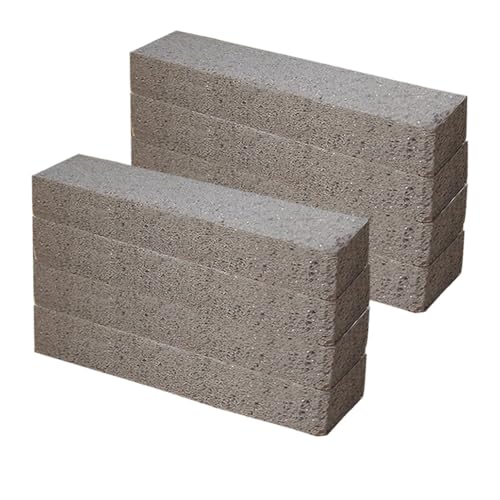 8 Pack Pumice Stones for Toilet Cleaning Pumice Sticks Remove Toilet Bowl Hard Water Rings, Calcium Buildup and Rustï¼ŒCleaning Stone Pumice Stone for Toilet Bowl, Pool, Bath, Kitchen, Barbecue