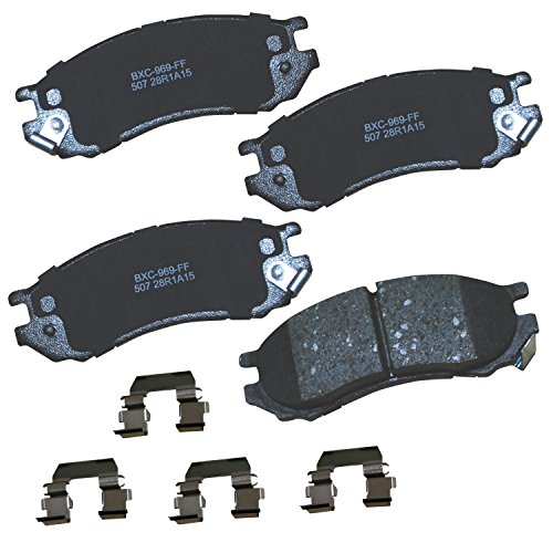Image of Bendix Premium SBC507 Ceramic Front Brake Pads for Saturn SC 1992-1991, SC1 2002-1993, SC2 2002-1993, SL 2002-1991, SL1 2002-1991, SL2 2002-1991, SW1 1999-1993, SW2 2001-1993