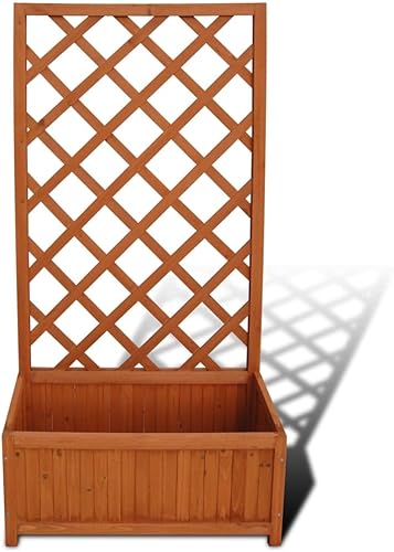 Miniatura 2 de WEMYUFURN Trellis Planter 2' 4" x 11.8" x 4' 5",Raised Garden Bed,Outdoor Planters for Flower Herb Garden