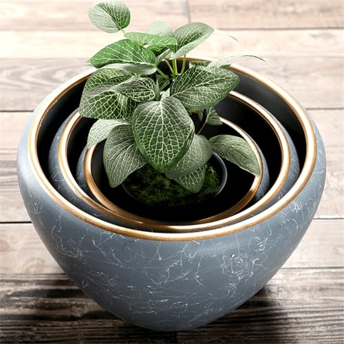 Pots de fleurs en céramique pour succulentes et orchidées - 4