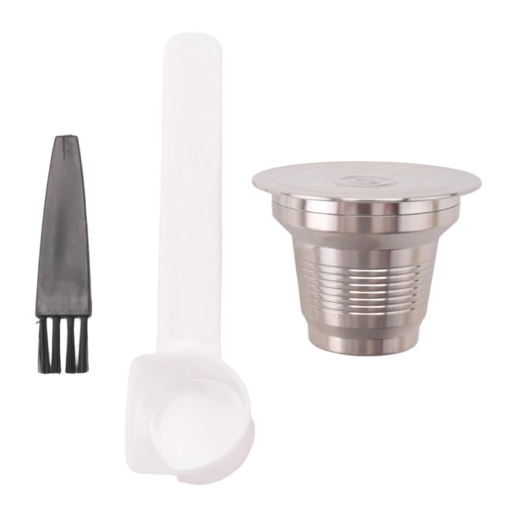 2X Cápsula de Café Reutilizable y Rellenable para Cafetera LOR con Filtros de Acero Inoxidable LM8012