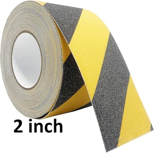 Image of Kimee Tape for Stairs, Anti Slip Tape, Waterproof Strong Adhesive Non Slip Tape, Indoor /Outdoor stairs, Lawn Grip Tape Roll, Safety Anti Slip tape(2 inch)