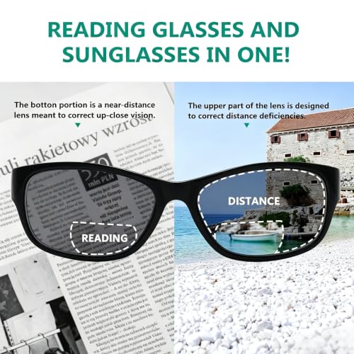 Image of Eyekepper Bi-Focal Sunshine Readers Fashion Bifocal Sunglasses