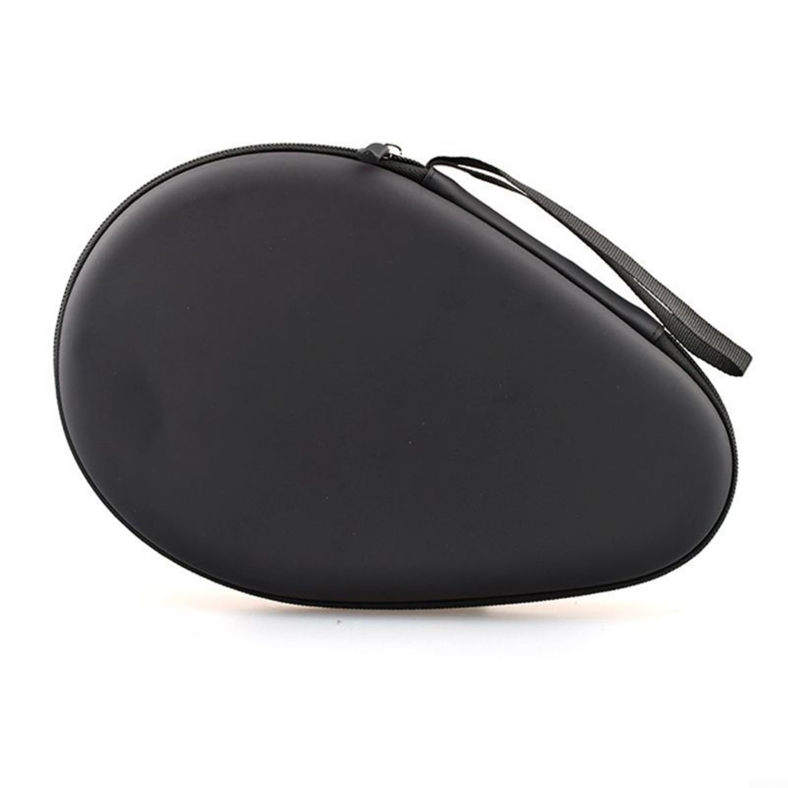 Tidgel Table Tennis Racket Case EVA Hard Shell Bag,for 2 Paddles and Balls Shockproof Protective Cover(1 Black)