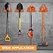 Weedeater Hanger Garden Power Tool Hanger Wall Mounted Weed Wacker Hooks for Grass Trimmer, Hedge Trimmer, Garage Wall, Garage Trimmer, Garden Tools(1)
