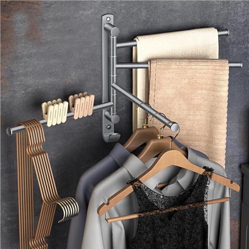 Porte-serviettes pivotant en acier inoxydable 304 finition moderne durable
