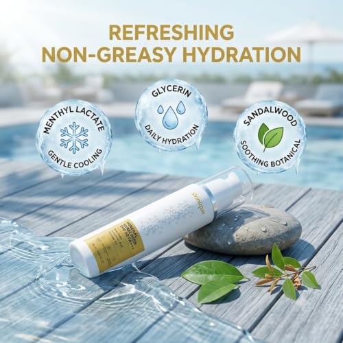 Image of Mineral Sunscreen SPF 50 PA+++ Cream Fresh Moisturising Hydrating Brightening 100ml Pack of 2 for All Skin Types with Zinc Oxide, Squalane and Moringa Oil
