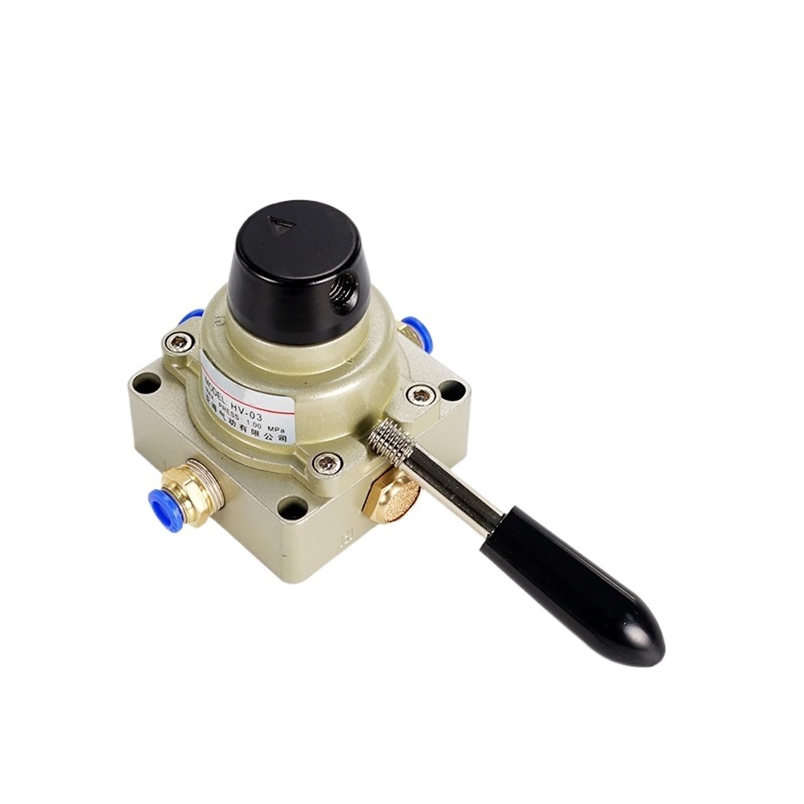 UWUKCJOKQ HV-02 HV-03 HV-04 HV200-02 HV300-03 HV400-04 Three-Position Four-Way Manual air Control Rotary Valve Switch(Hv 04)