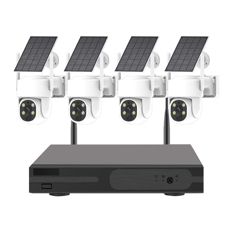 5G WiFi Security Cameras 4 Pack Solar Security Cameras Wireless Outdoor ...