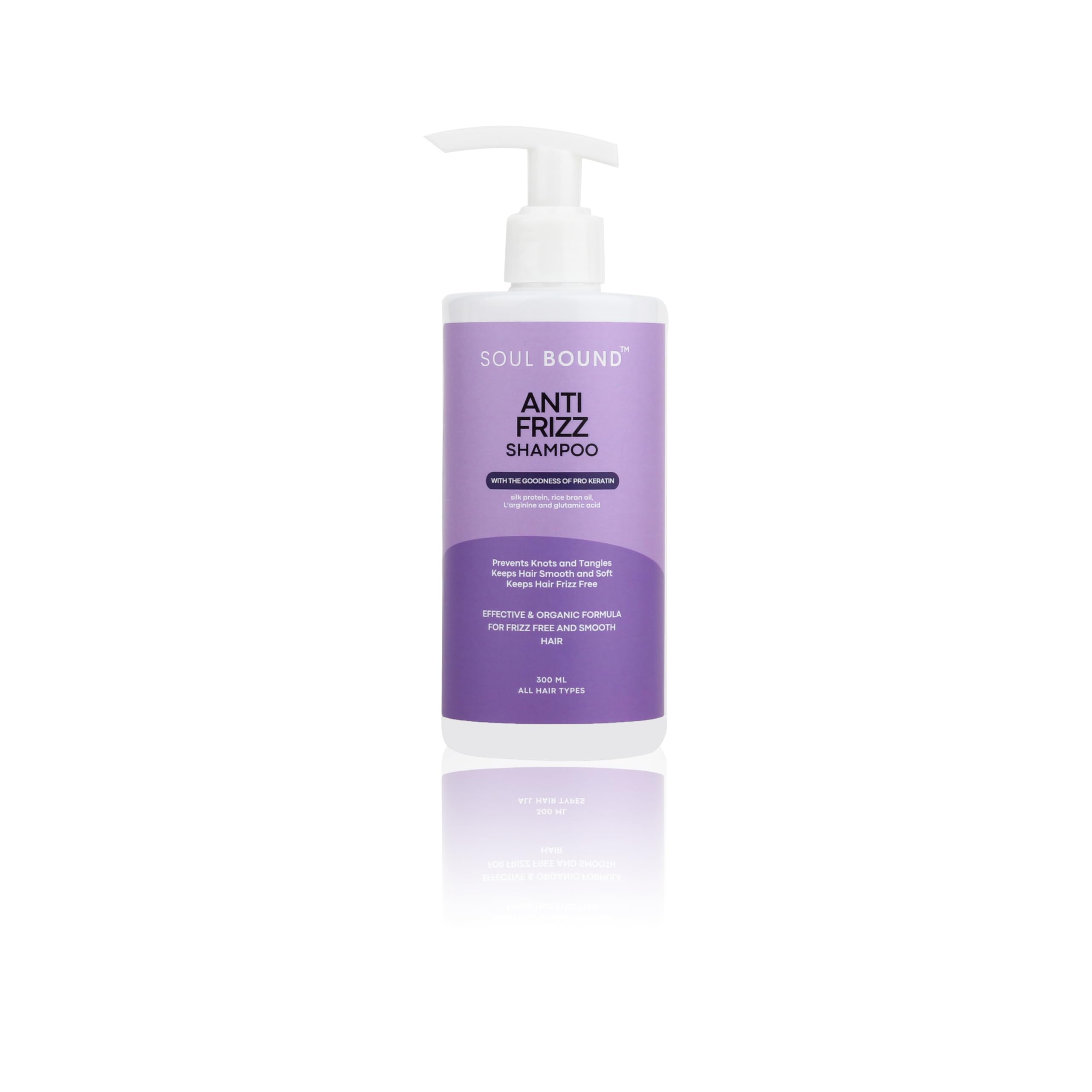 SOUL BOUND Anti-Frizz Shampoo - Pro Keratin Power for Silky Smoothness & Bouncing Volume (300ML)-image-23