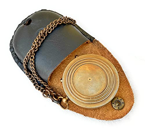 Thoreau's Go Confidently Engraved Graduation Gift For Him, Camping Compass With Leather Pouch Boating Hiking Religious Gifts, Missionary Gifts Keepsake. Confirmation Gift Direction Compass #TOP4