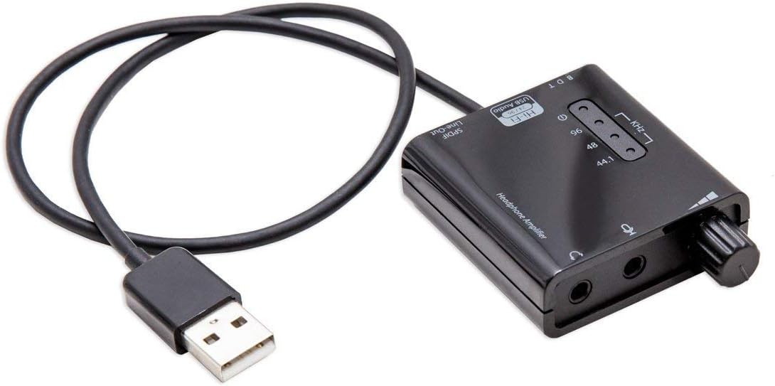 Syba USB 2.0 24 bit 96KHz DAC and Headphone Amplifier with 3 Present EQ Bass Boost 3.5mm and S/PDIF Windows/MacOS/Linux/Android PS3 PS4