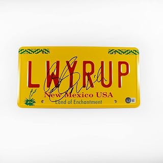 Bob Odenkirk Breaking Bad Better Call Saul Signed License Plate Certified Authentic Beckett BAS COA