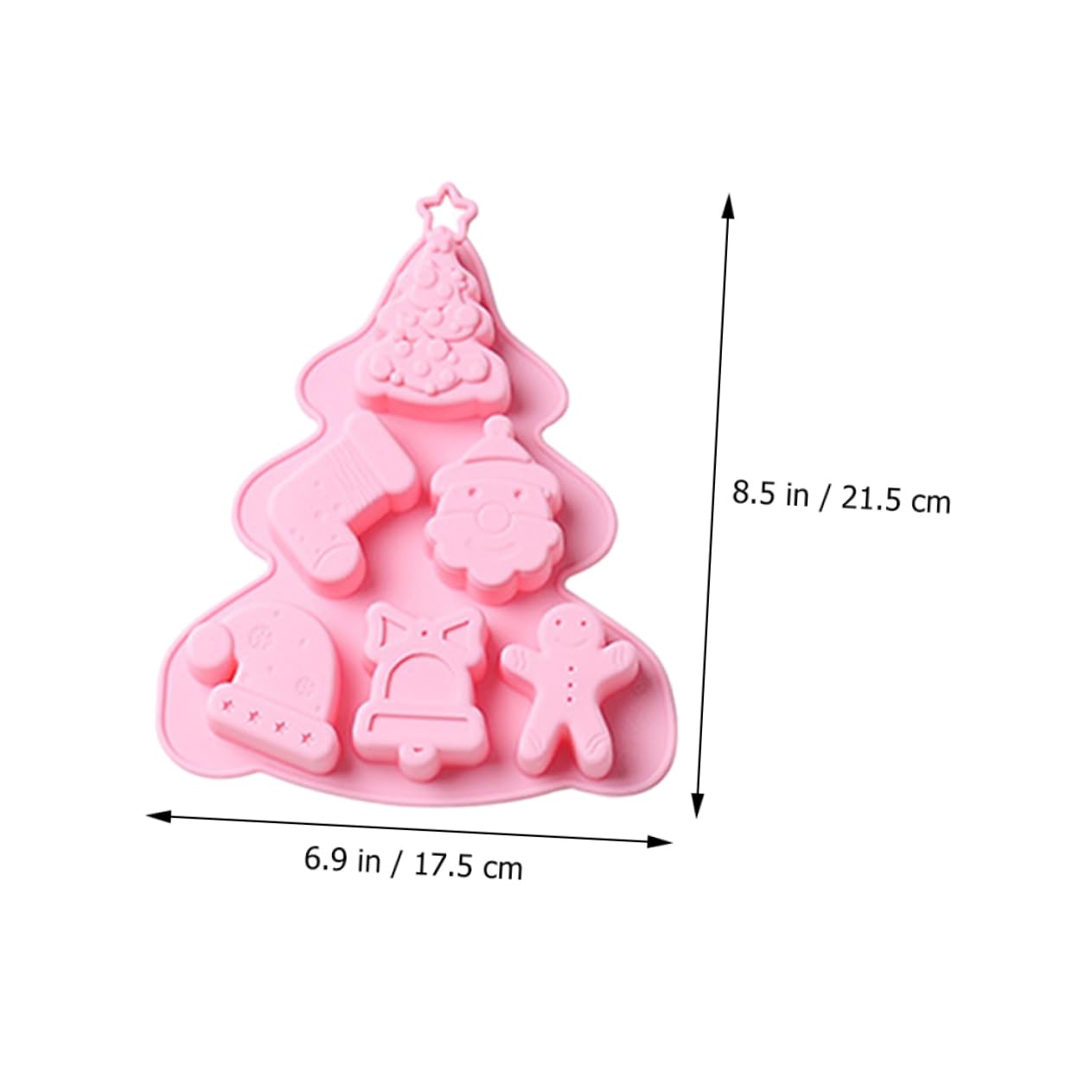 MAGICLULU 6stücke Weihnachtsbaum Kuchenform Mit Löchern Kreative Backform Für -kuchen Für Weihnachtsfeiern Familienfeiern Und Festliche Anlässe