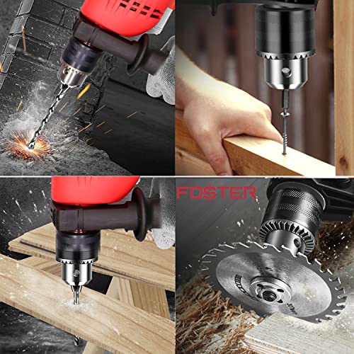 Image of Foster Fk-5513 Pro Reversible Impact Driver Drill Machine 160Pcs Hand Tool Kit (13Mm Chuck Size, 650W)
