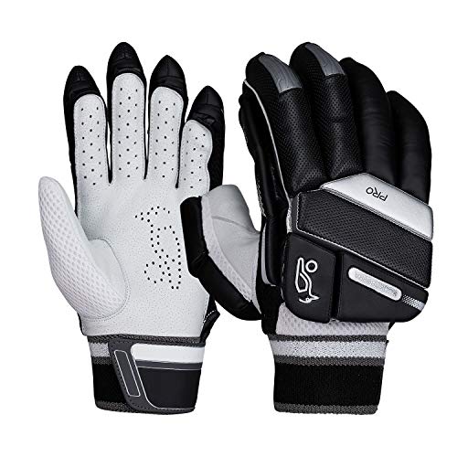 Guantes de bateo Kookaburra T/20 Pro, Color Negro, Talla AR/H Cover