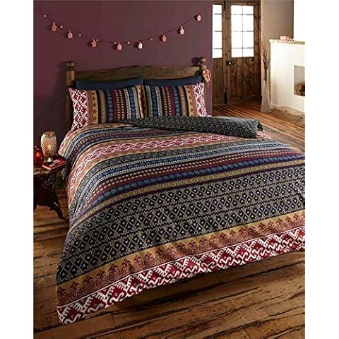 Homemaker Geometric Print Boho Duvet Set Cover