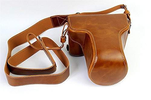 Zakao X-E2 Kameratasche, PU-Leder, mit Öffnung unten, schützende Leder-Kameratasche für Fujifilm Fuji X-E2 X-E2S XE2…