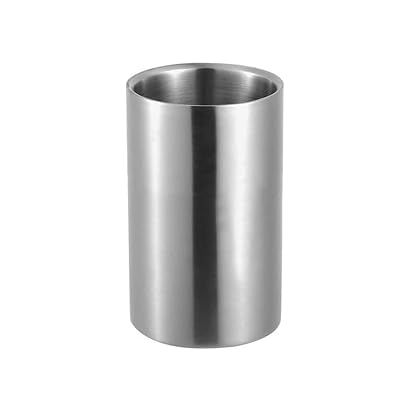 HAZEL Satinless Steel Wine Cooler | Double Wall Wine Chiller for Party, 1550 ml