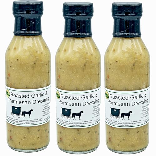 The Amish-Buggy Amish Made Dressings (3 Jars) (Roasted Garlic &