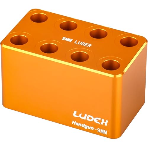 Ludex 9MM Ammo Checkers Ammo Case Gauge Ammo Checker Cartridge Gauge for Reloading