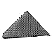 Jacob Alexander Beacon Pattern Pocket Square Handkerchief - Gray