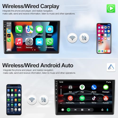 Radio de coche Android 13 5G-WiFi de 9 pulgadas para Ford Focus Mk2 y Mk3 3