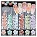 Strass per Unghie， 1 Confezione 3D Jelly Flowers Five Corners Daisy Star Heart Gumdrop Arylic Nail Art Strass Gemme Decorazioni Decorazioni Manicure Punte Fai da Te Arte del chiodo Fai da Te