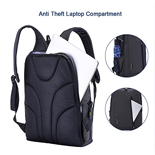 Slim-Laptop-Backpack-Anti-Theft-Durable-Travel-Business-Backpack-Water-Resistant-College-School-Computer-Bag-for-Women-and-Men-Lightweight-Student-Daypack-Fits-156-Inch-Laptop-Notebook