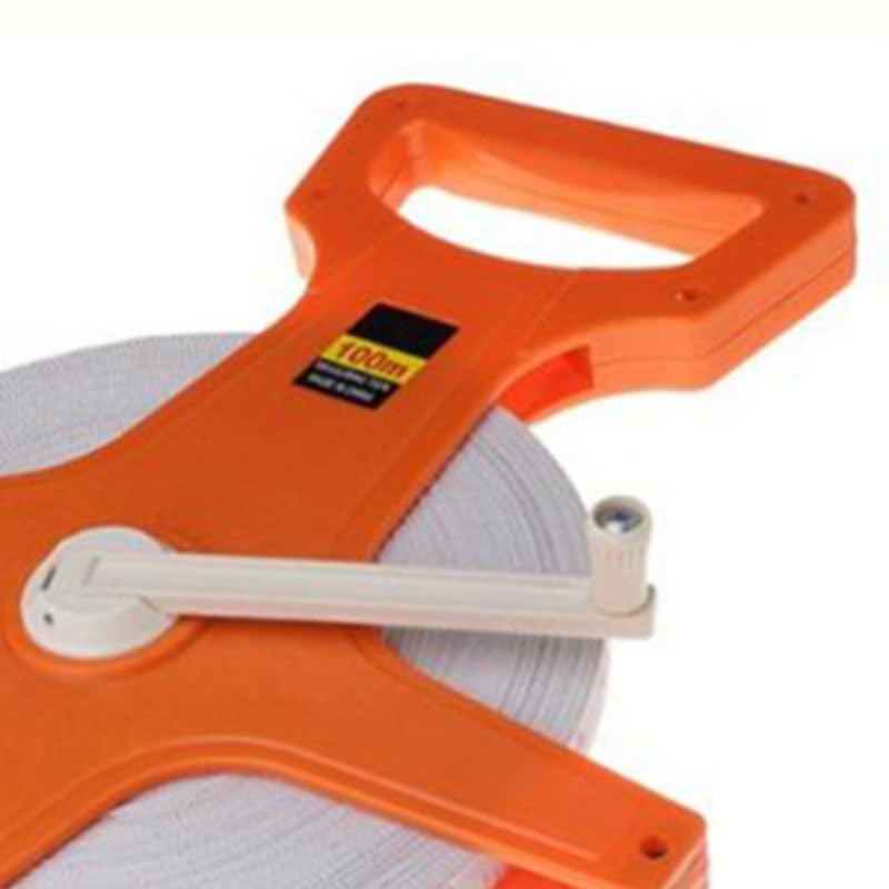 Cinta Métrica de Fibra 100 Metros con Mango de Plástico miniatura 2