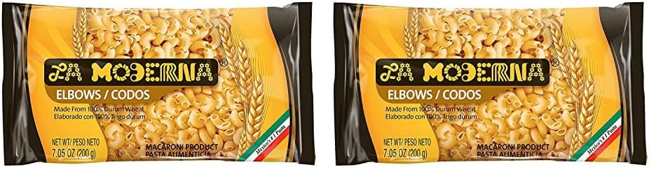 La Moderna Pasta de codo, 7 oz (paquete de 2)