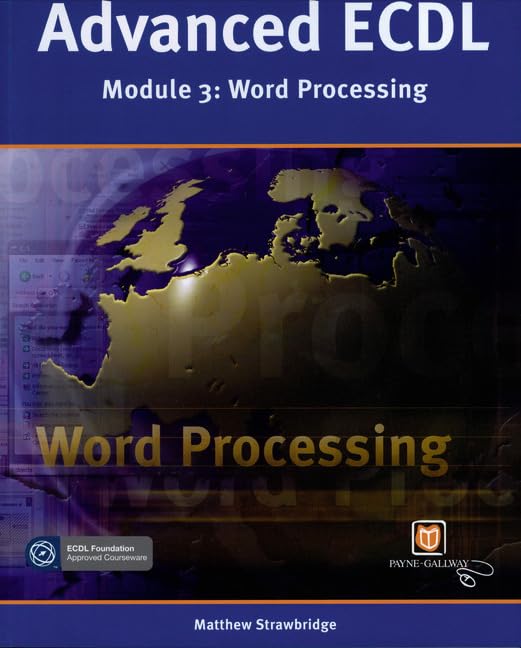 Garantito imballaggio Advanced ECDL: Wordprocessing