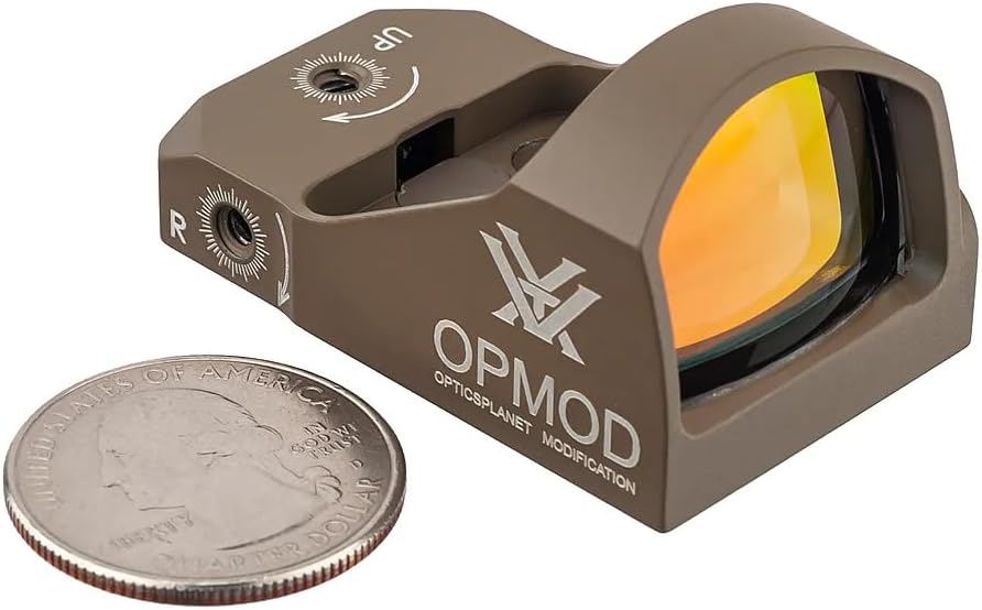 OPMOD Vortex Viper 1x24mm, 6 MOA Red Dot Sight, FDE, VRD-6-OP