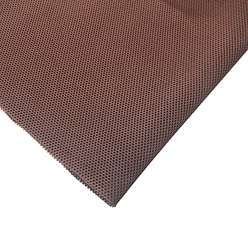 KISSTAKER Speaker Cloth Stereo Grill Fabric Mesh for Audio Brown 55