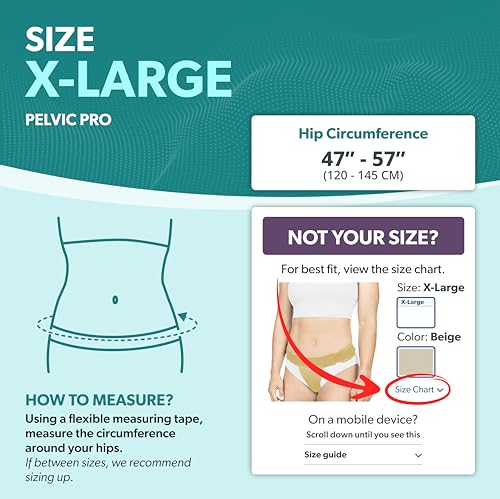 Image of BraceAbility Pelvic Pro Prolapse Belt - Patented, Original Uterus Support Brace for Women Treating Dropped Bladder, Uterine Prolapse, Vulvar Varicosities, Postpartum, Symphysis Pubis Dysfunction (XL)