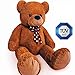 Produktbild Europhant Teddy Bär XL 100 cm in Braun - Plüsch Kuscheltier Stofftier Plüschbär - Tüv Süd geprüft